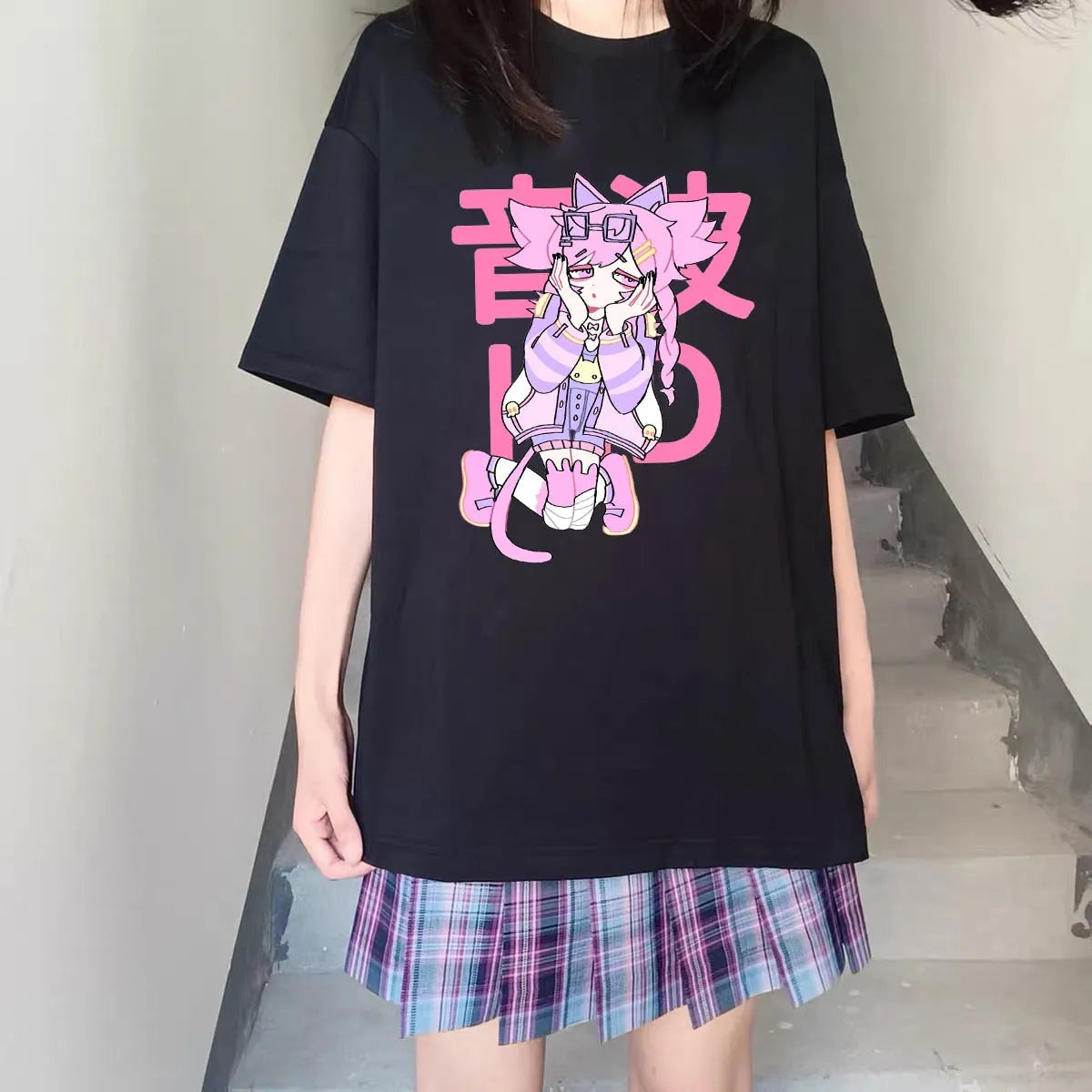Sexy Harajuku Anime Girl Shirt - T-Shirts - 4
