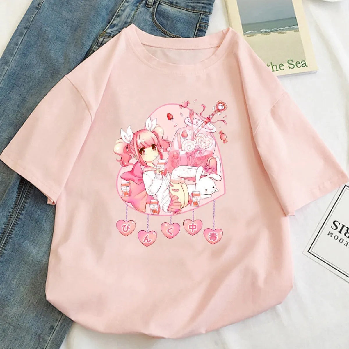 Sexy Harajuku Anime Girl Shirt - T-Shirts - 6