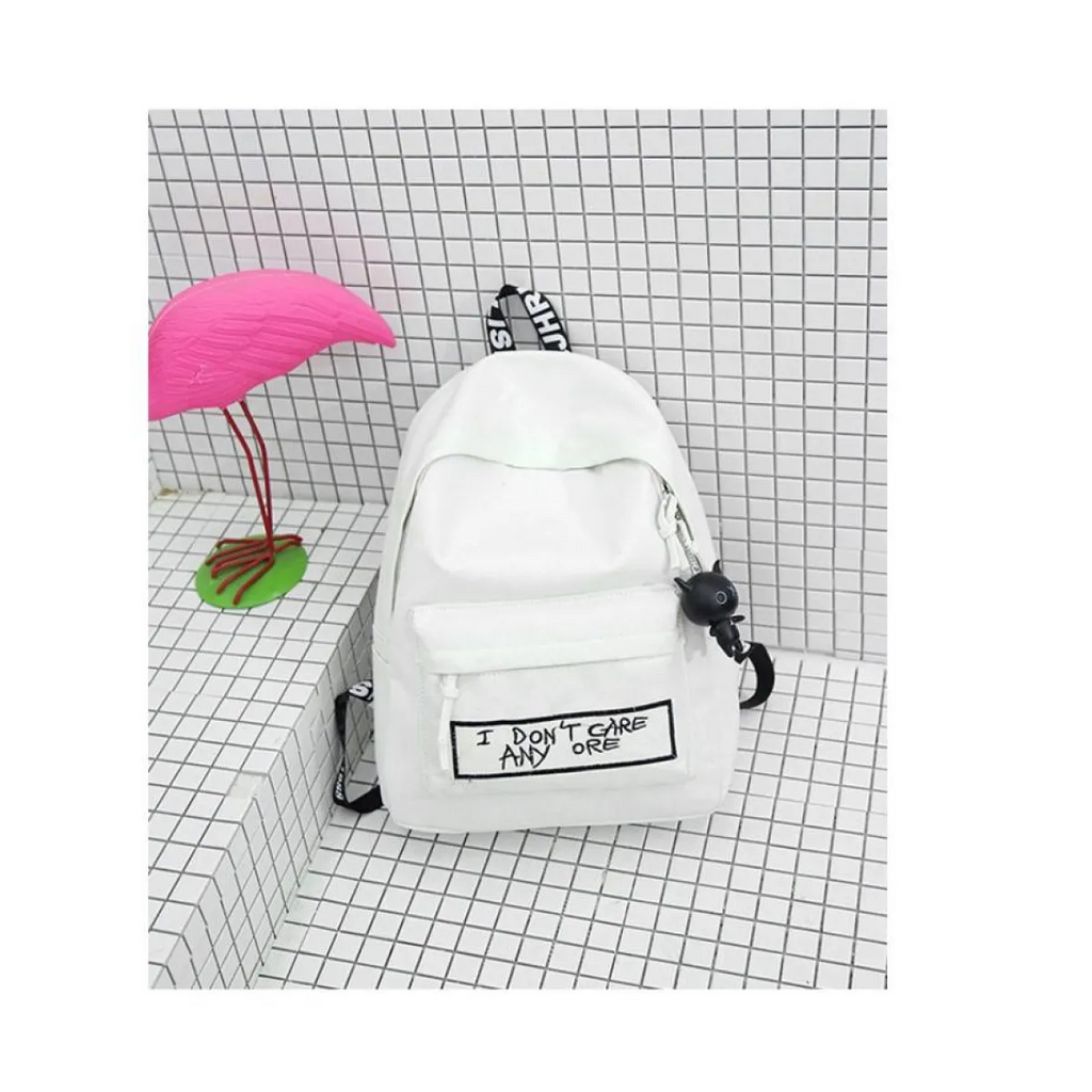 Harajuku Backpack - I Don’t Care - Women Bags & Wallets - 10