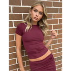 Harajuku Basic Crop T-Shirt - T-Shirts - Crop Tops - 9