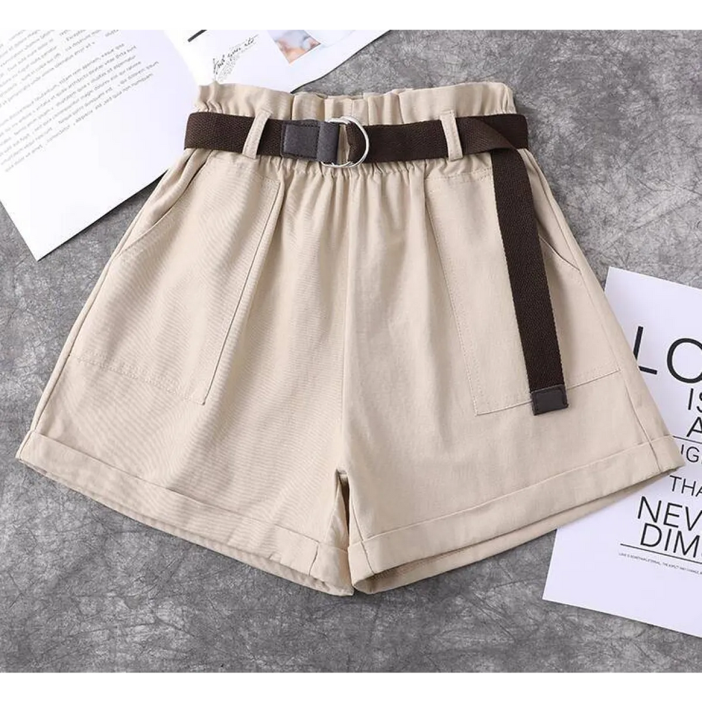 Harajuku Belted Shorts - Bottoms - 16