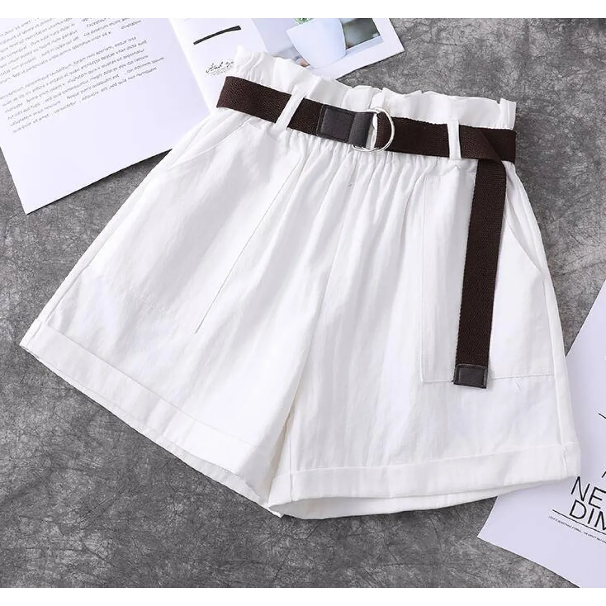 Harajuku Belted Shorts - Bottoms - 18