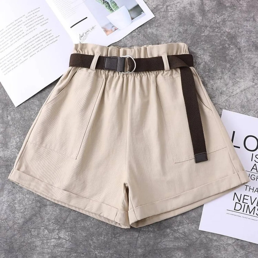 Harajuku Belted Shorts - Bottoms - 9