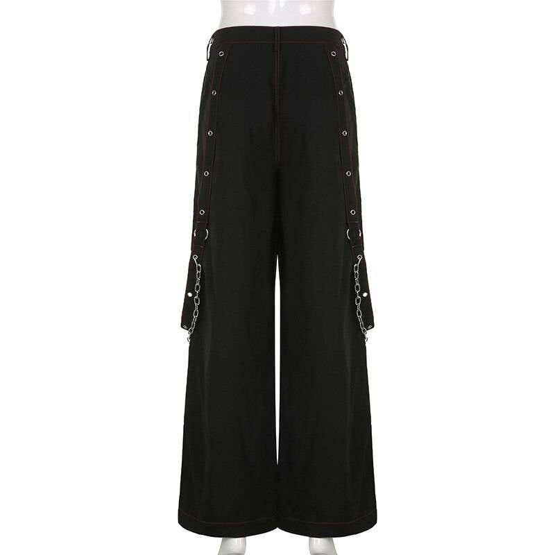 Harajuku Black Cargo Pants - Bottoms - Pants - 13 - 2024