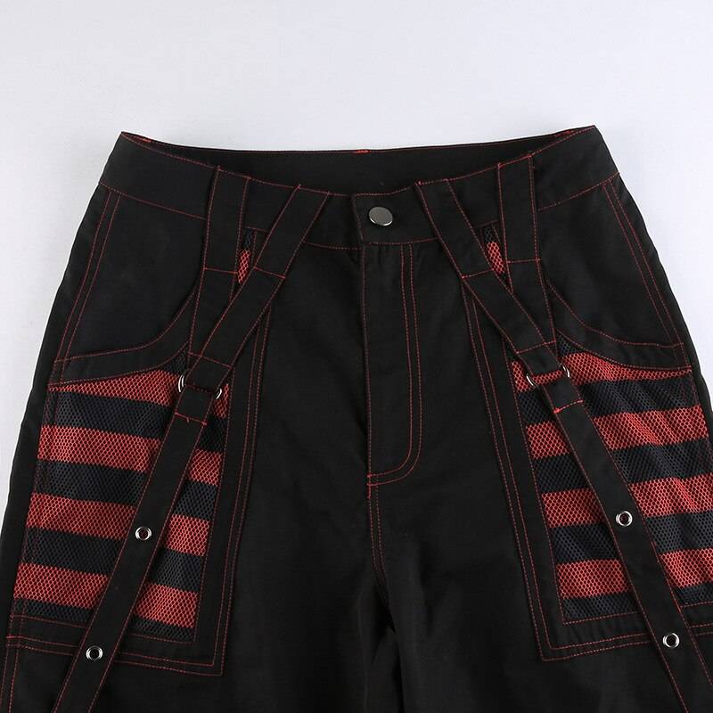 Harajuku Black Cargo Pants - Bottoms - Pants - 15 - 2024