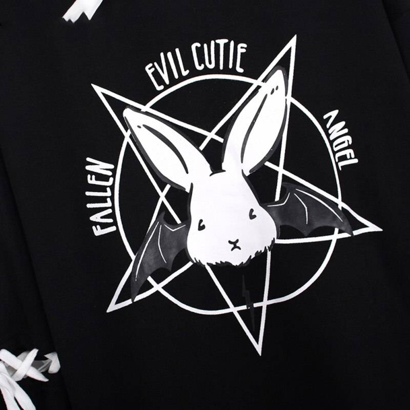 Harajuku Bunny Hoodie - Women’s Clothing & Accessories - Shirts & Tops - 14 - 2024