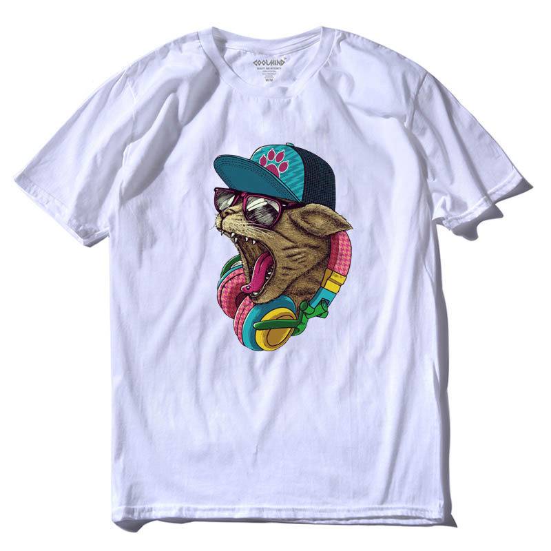 Harajuku Cat Shirt - White / XXL - T-Shirts - Shirts & Tops - 14 - 2024