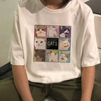 Harajuku Cat Shirt - T-Shirts - 2