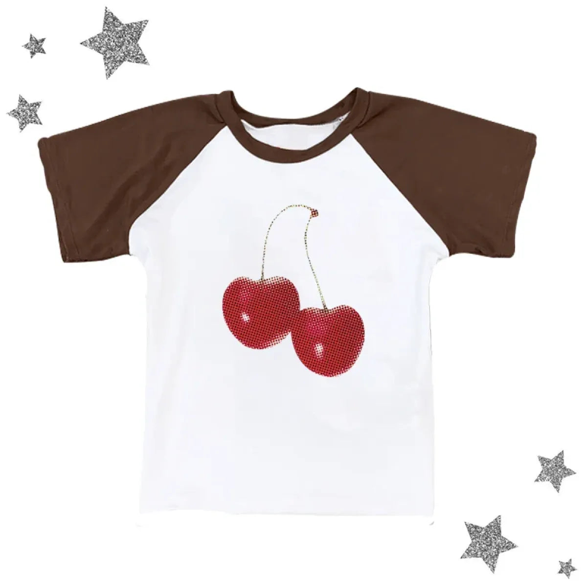 Harajuku Cherry Graphic Print T-Shirt - T-Shirts - 18