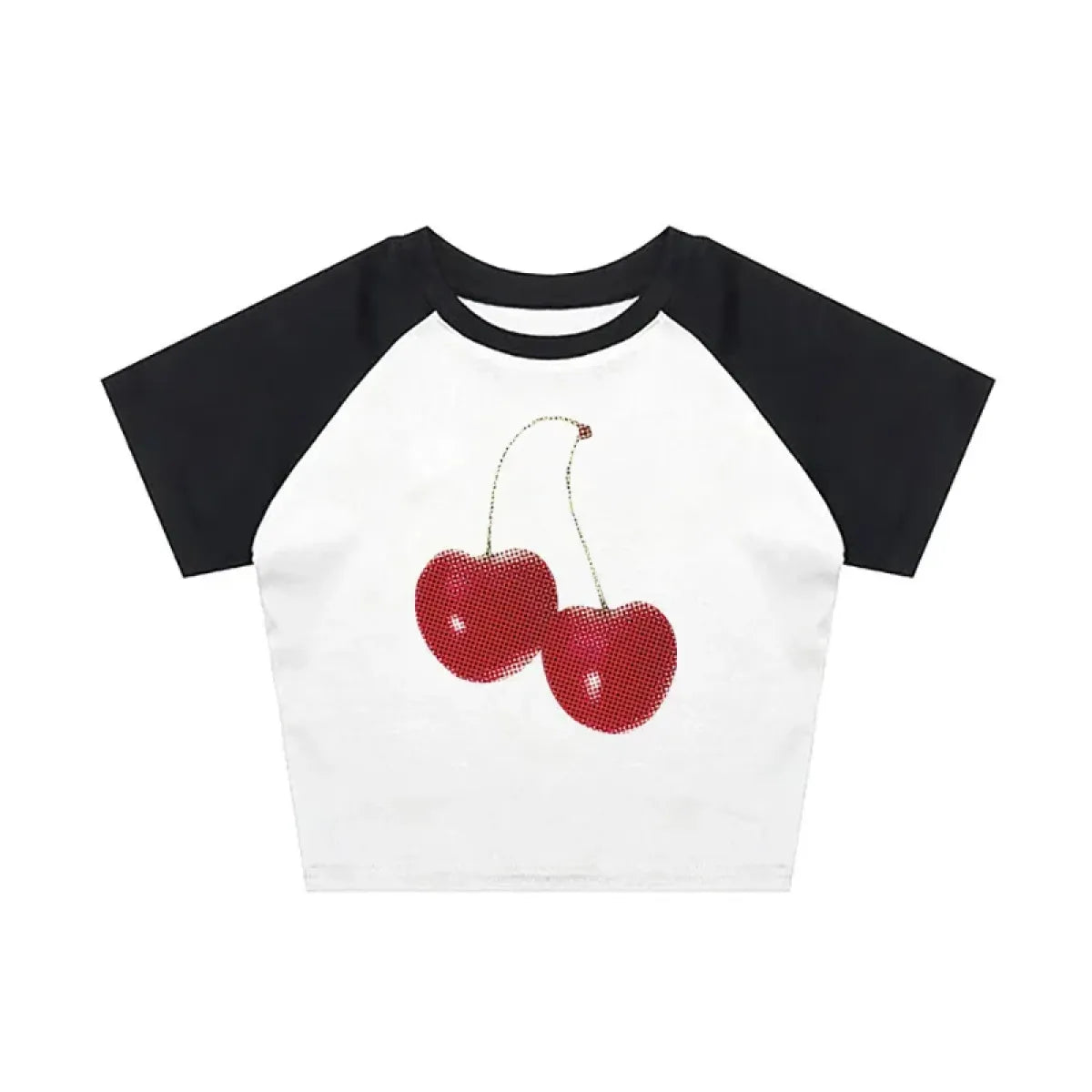 Harajuku Cherry Graphic Print T-Shirt - T-Shirts - 20