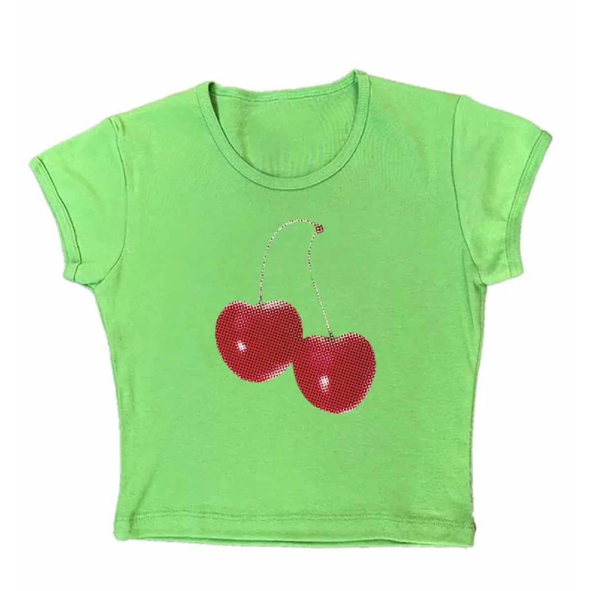 Harajuku Cherry Graphic Print T-Shirt - T-Shirts - 22