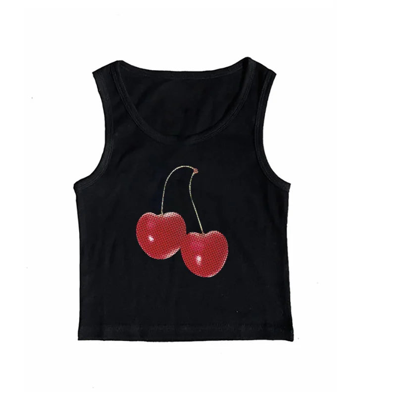 Harajuku Cherry Graphic Print T-Shirt - T-Shirts - Shirts & Tops - 24 - 2024