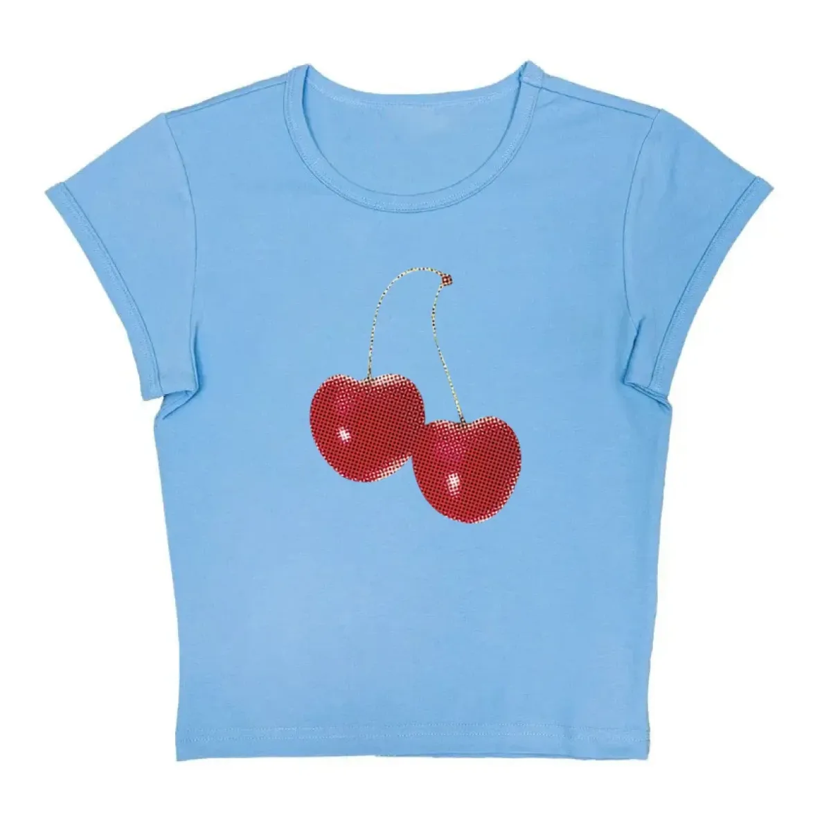 Harajuku Cherry Graphic Print T-Shirt - T-Shirts - 27
