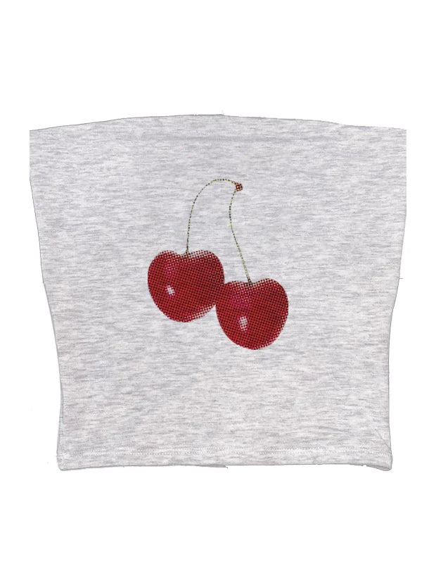 Harajuku Cherry Graphic Print T-Shirt - T-Shirts - Shirts & Tops - 30 - 2024