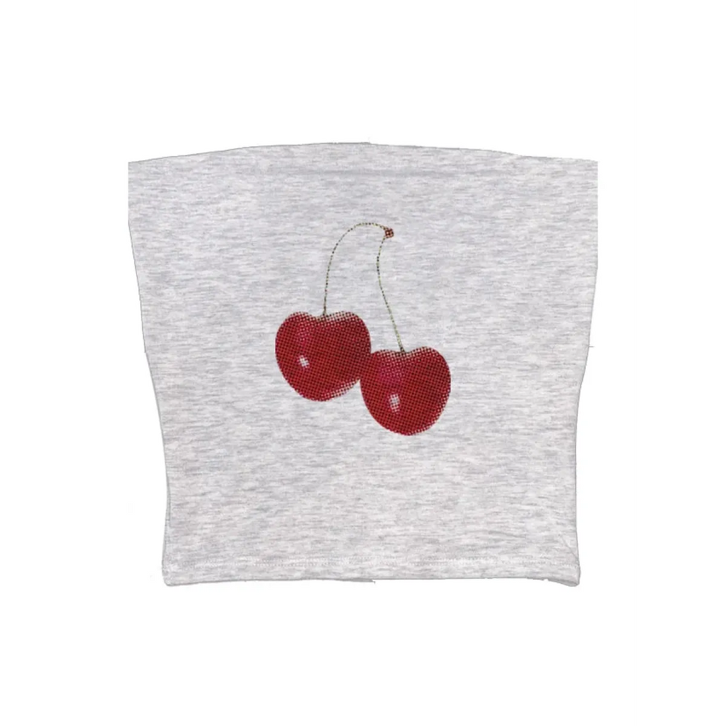 Harajuku Cherry Graphic Print T-Shirt - T-Shirts - 30