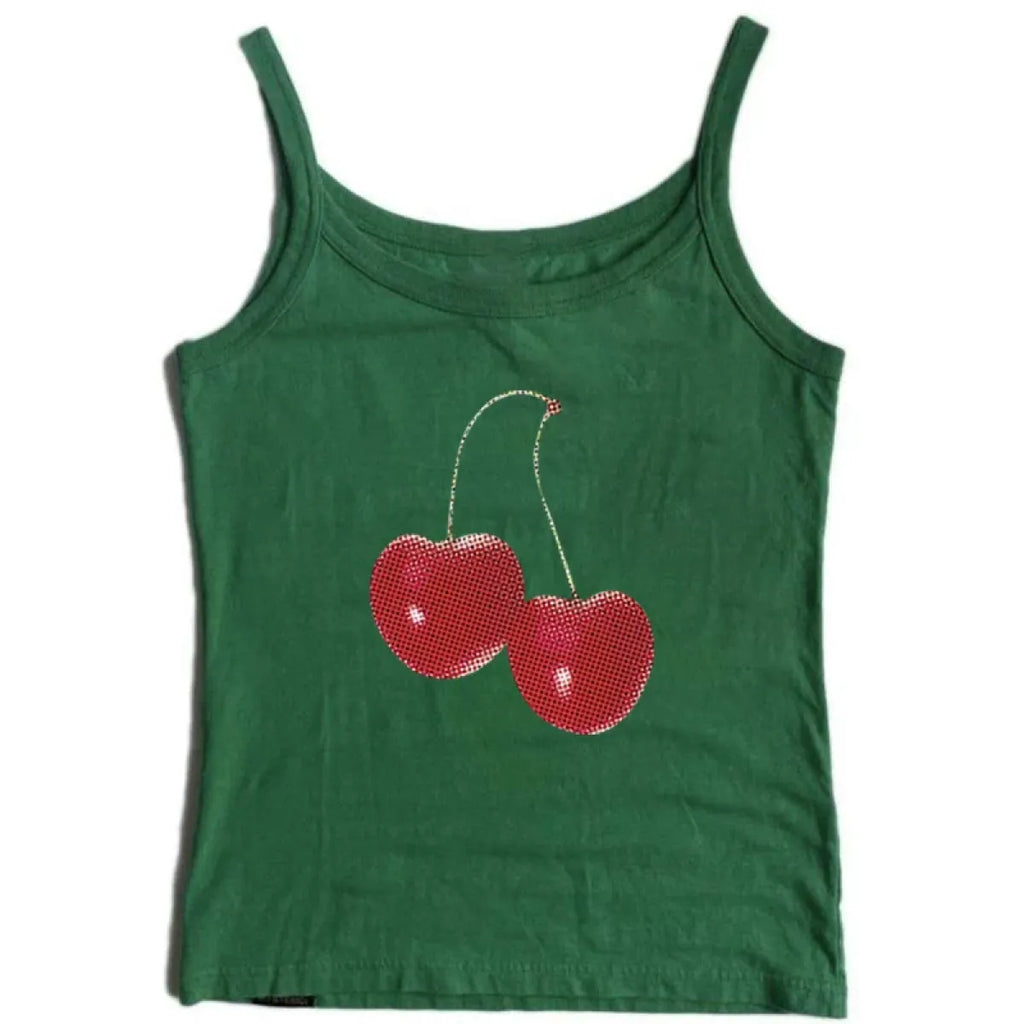 Harajuku Cherry Graphic Print T-Shirt - T-Shirts - 39