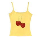 Harajuku Cherry Graphic Print T-Shirt - T-Shirts - 43