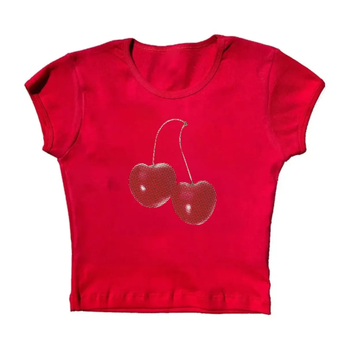 Harajuku Cherry Graphic Print T-Shirt - T-Shirts - 7