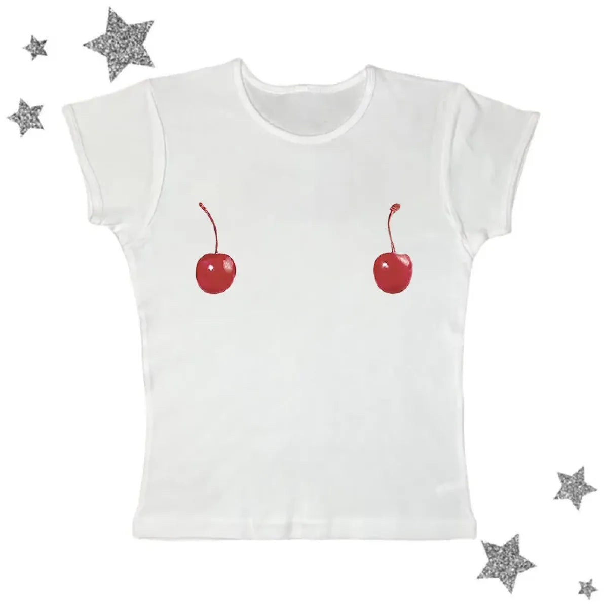 Harajuku Cherry Tee - Sleeveless Streetwear Crop - T-Shirts - 9