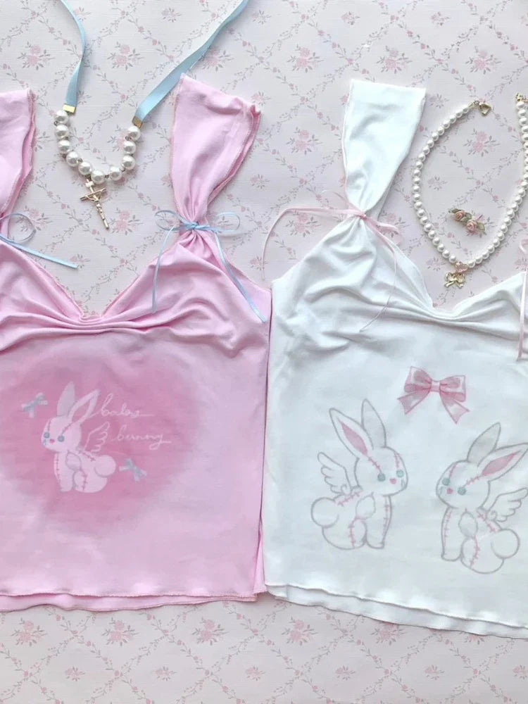 Bow-tiful Kawaii Tank - Japanese Y2K Harajuku Chic - Women’s Clothing & Accessories - Shirts & Tops - 6 - 2024