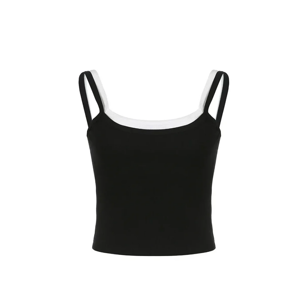 Harajuku Contrast Tank Top - Tops & Tees - Tops - 6