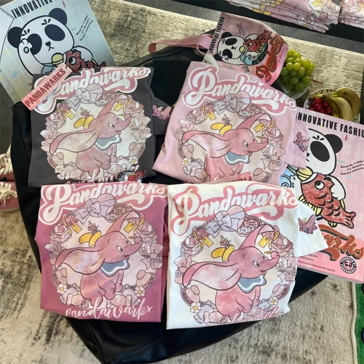 Harajuku Dumbo Graphic T-Shirt - T-Shirts - T-Shirts - 1