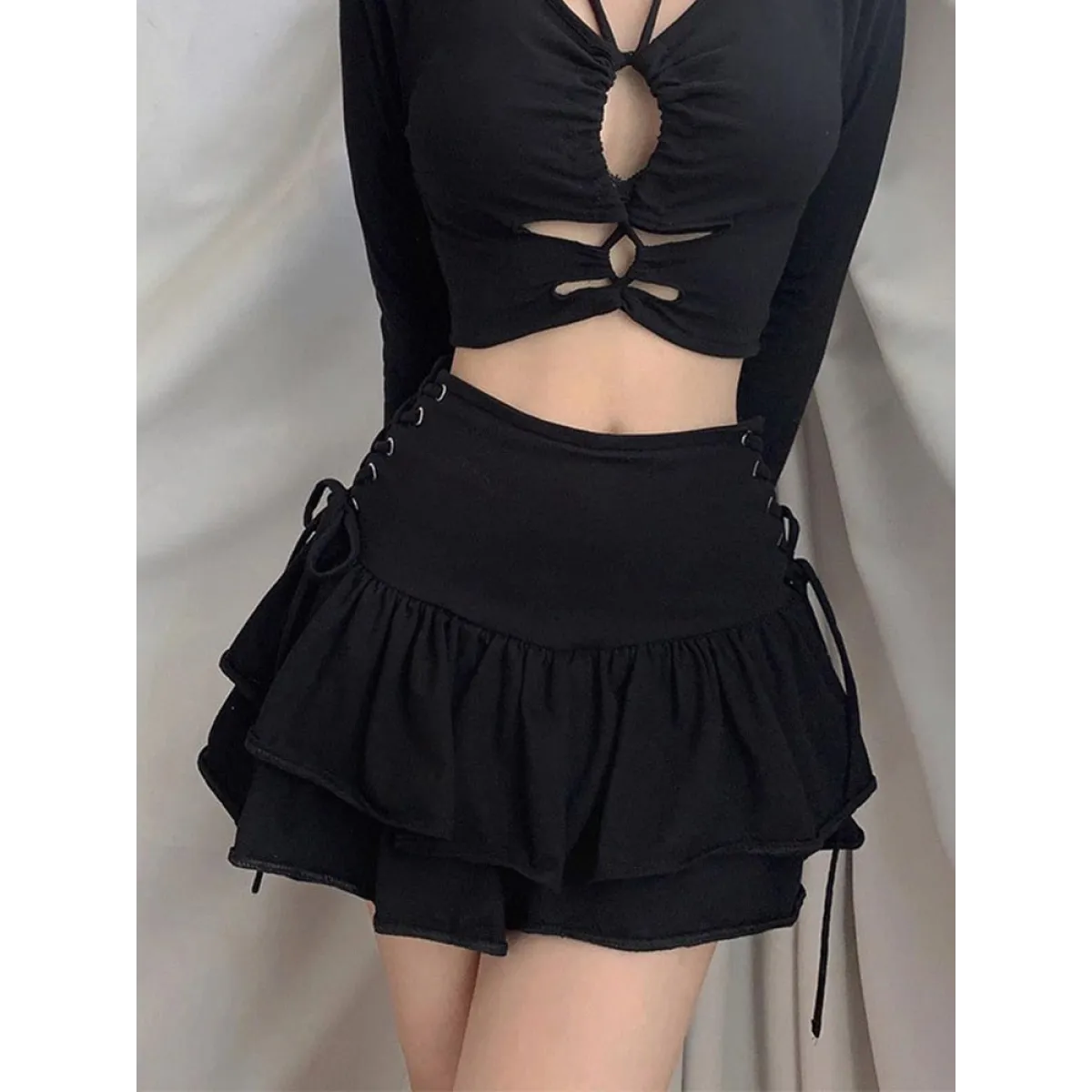 Harajuku E-girl High Waist Skirt - Bottoms - 3