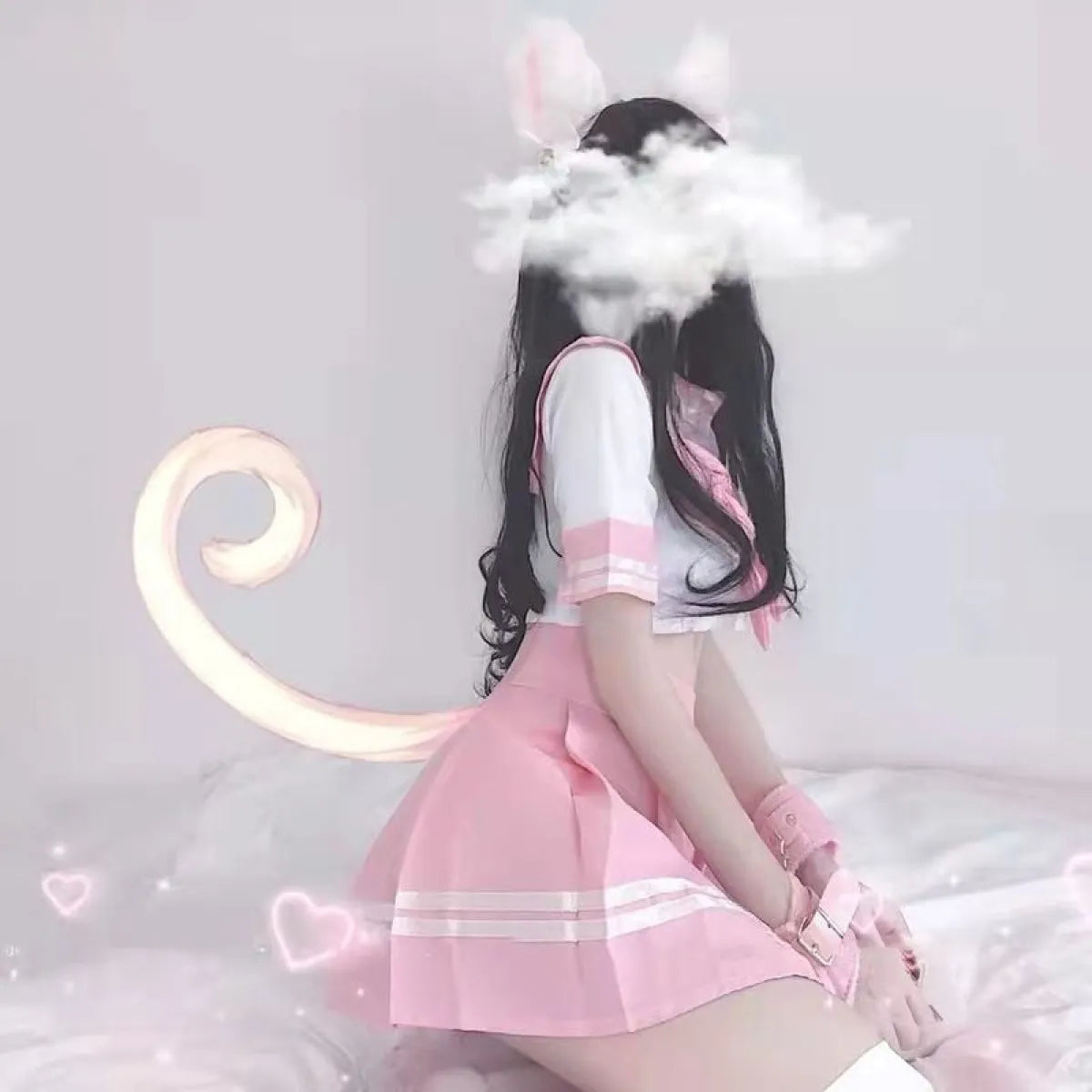 Japanese School Girl Two Piece Set - Bottoms - 4