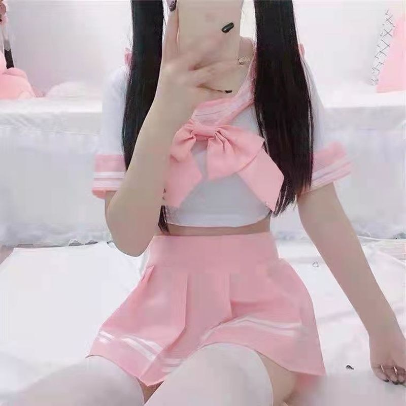 Japanese School Girl Two Piece Set - Pink / 40kg-60kg - Bottoms - Clothing - 5 - 2024