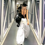 Harajuku Embroidered Cargo Pants - Bottoms - Women’s Pants - 6