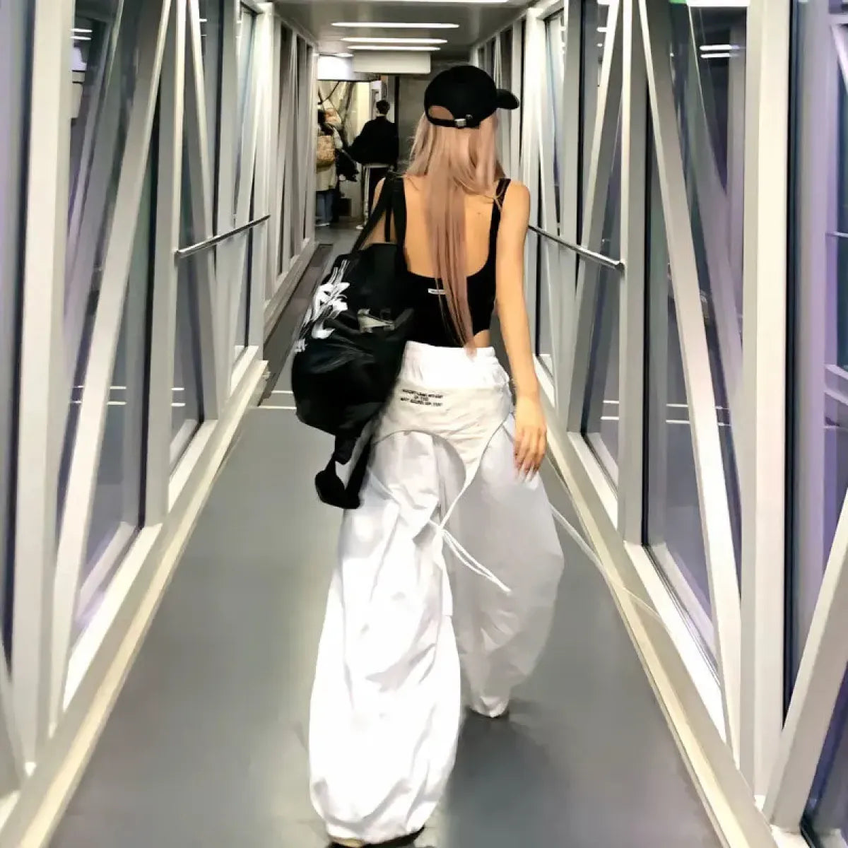 Harajuku Embroidered Cargo Pants - Bottoms - Women’s Pants - 6