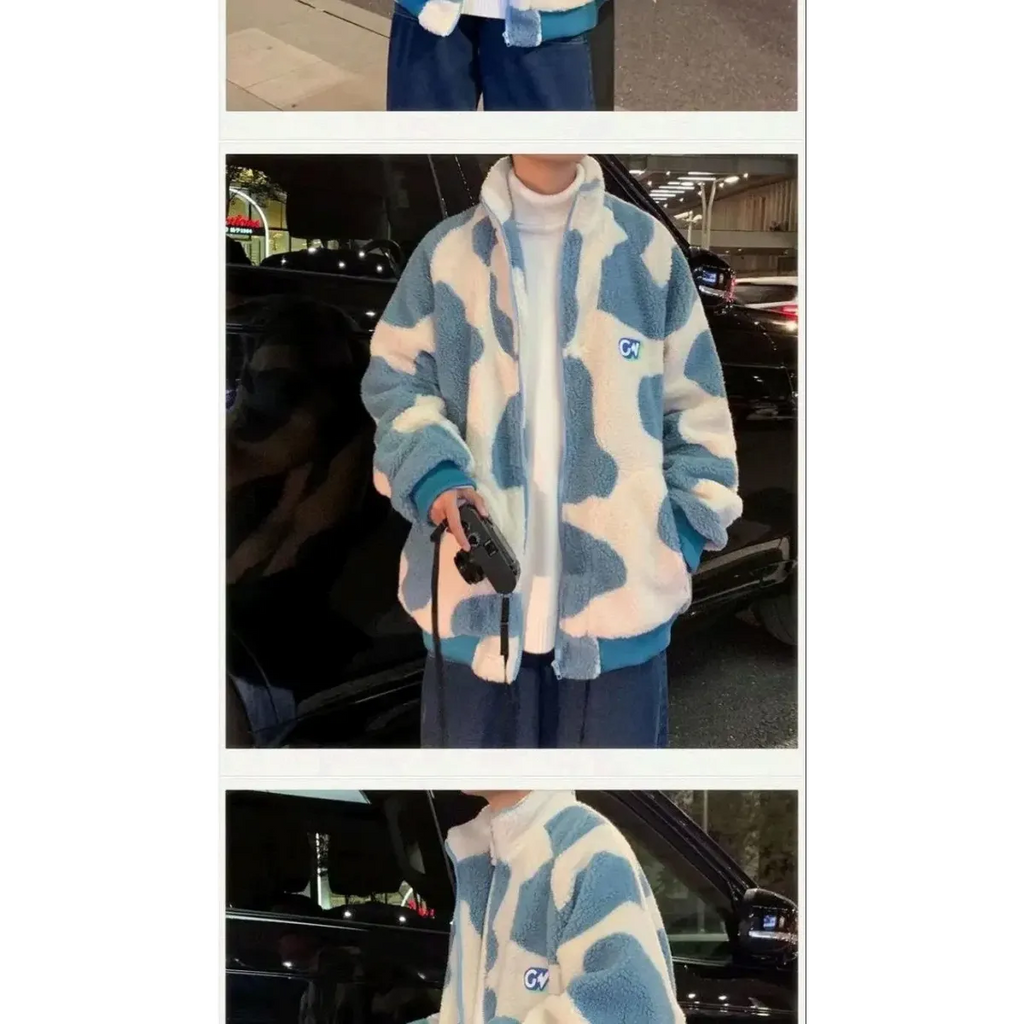 Harajuku Fleece Zip Jacket - Jackets & Coats - Men’s Jacket - 10