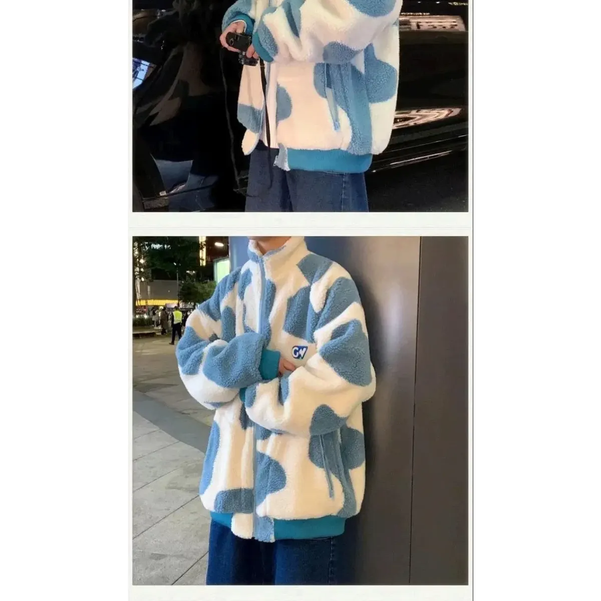 Harajuku Fleece Zip Jacket - Jackets & Coats - Men’s Jacket - 11