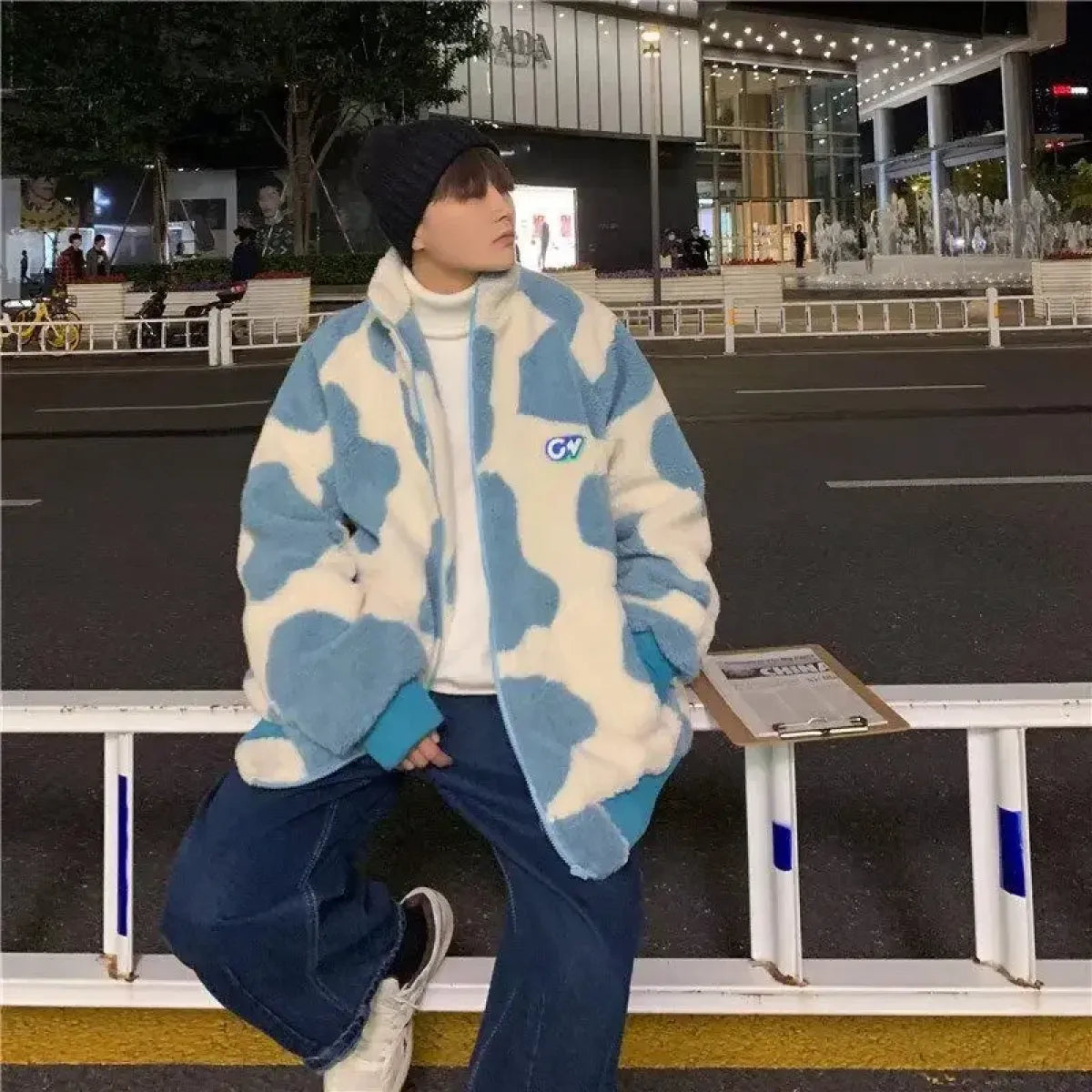 Harajuku Fleece Zip Jacket - Jackets & Coats - Men’s Jacket - 5