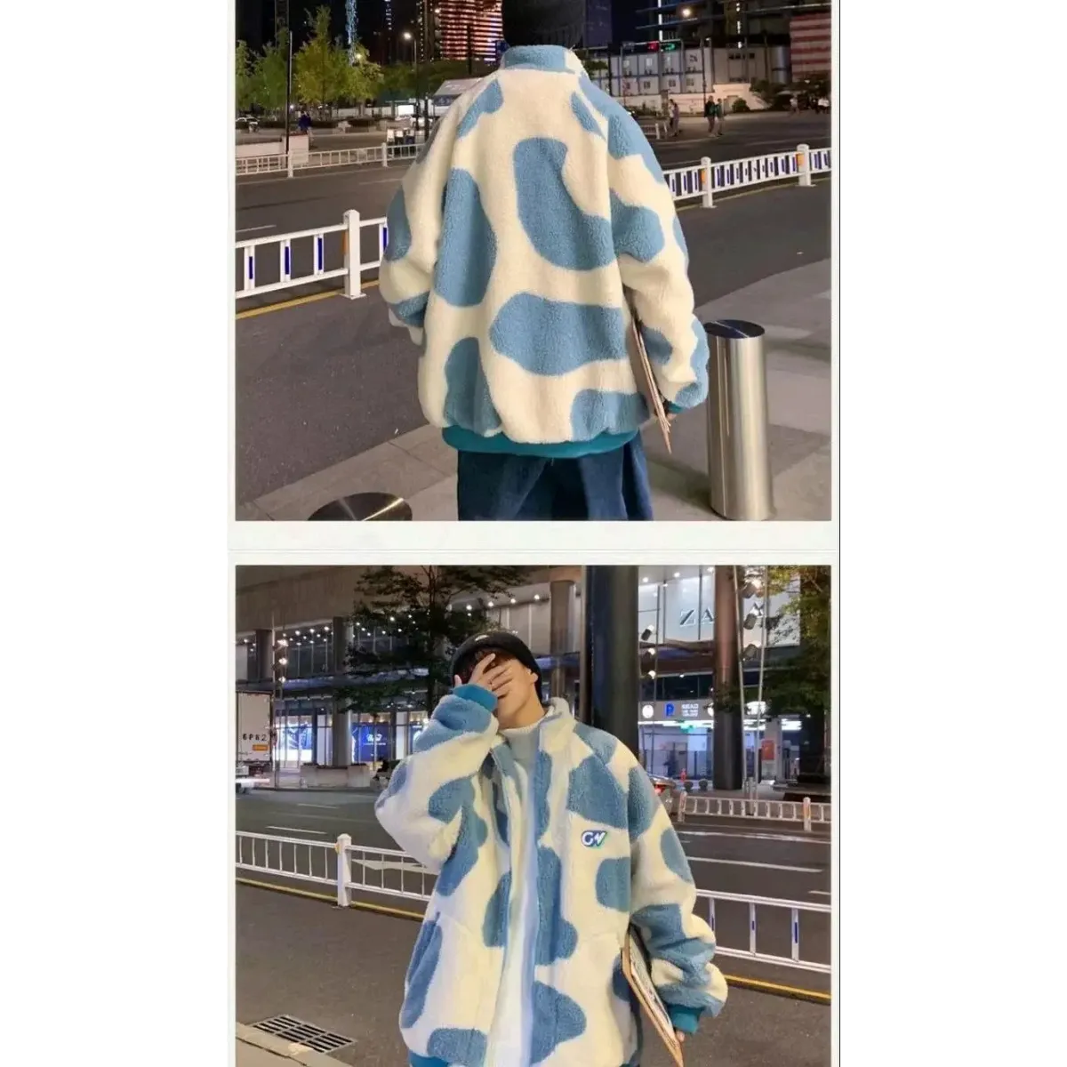 Harajuku Fleece Zip Jacket - Jackets & Coats - Men’s Jacket - 9