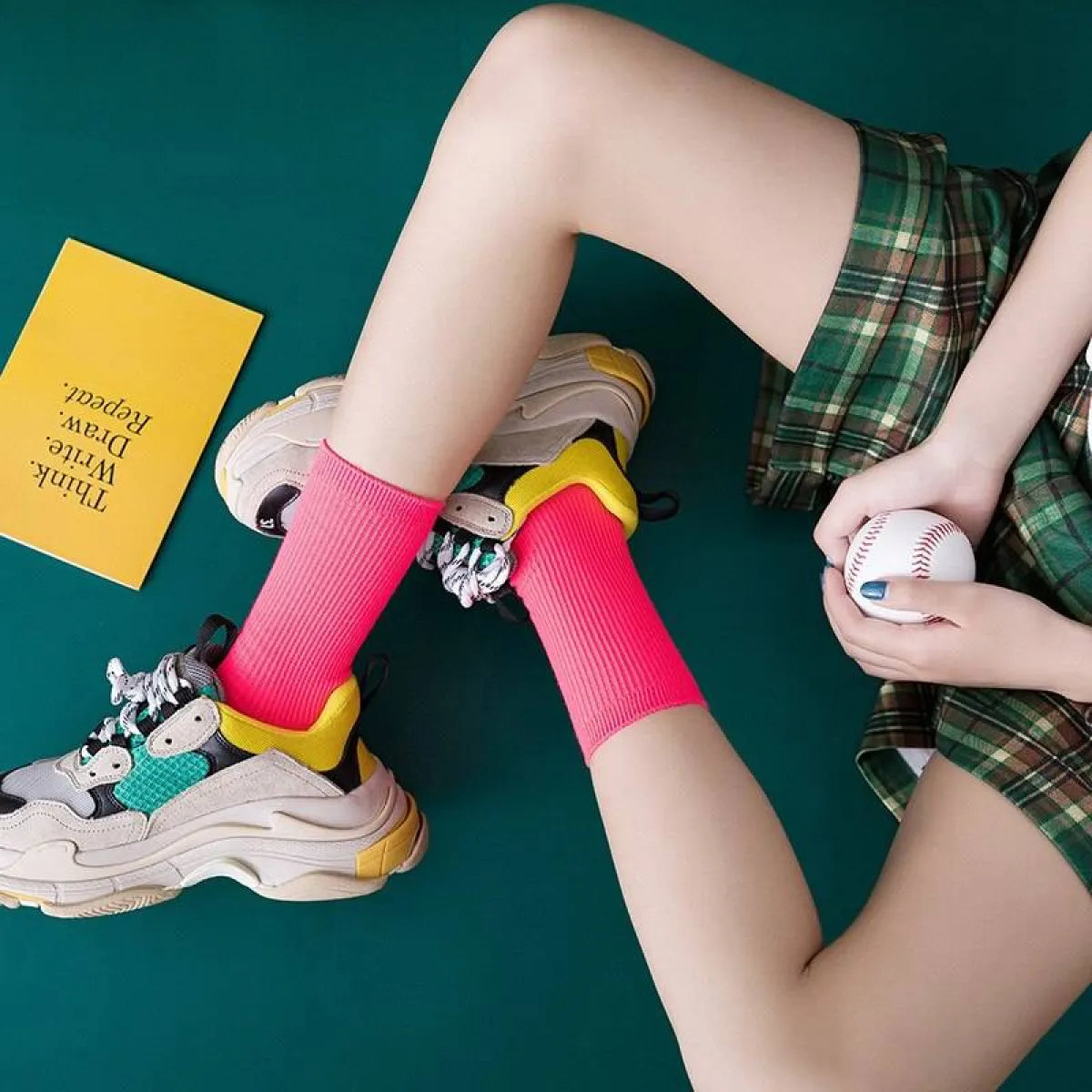 Harajuku Fluorescent Socks - Women’s Clothing & Accessories - 12