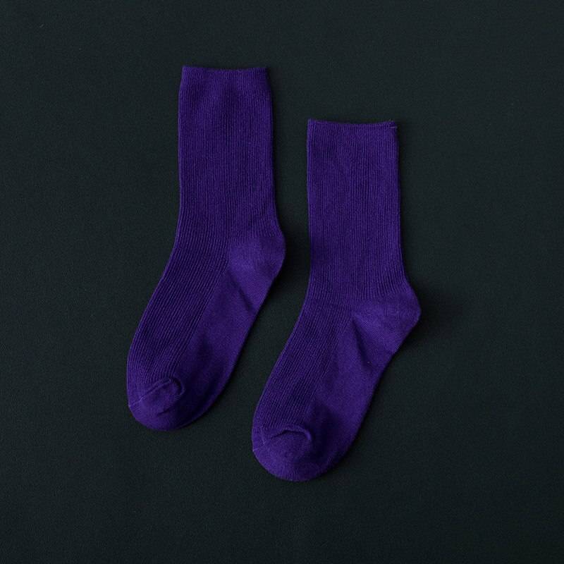 Harajuku Fluorescent Socks - Dark Blue / One Size - Women’s Clothing & Accessories - Shirts & Tops - 16 - 2024