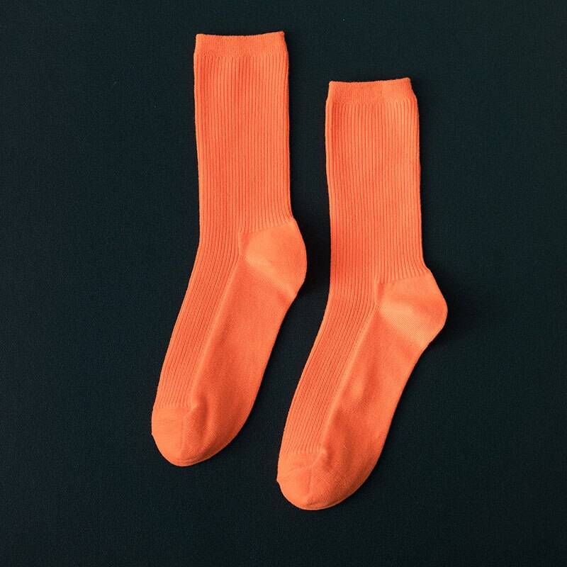 Harajuku Fluorescent Socks - Orange / One Size - Women’s Clothing & Accessories - Shirts & Tops - 19 - 2024