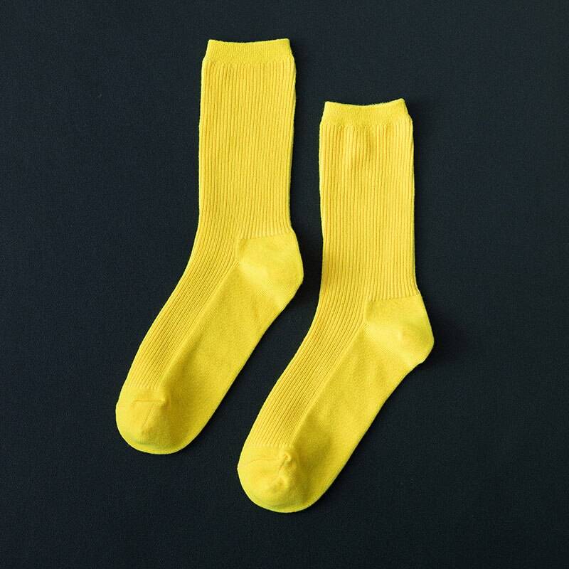 Harajuku Fluorescent Socks - Light Yellow / One Size - Women’s Clothing & Accessories - Shirts & Tops - 21 - 2024