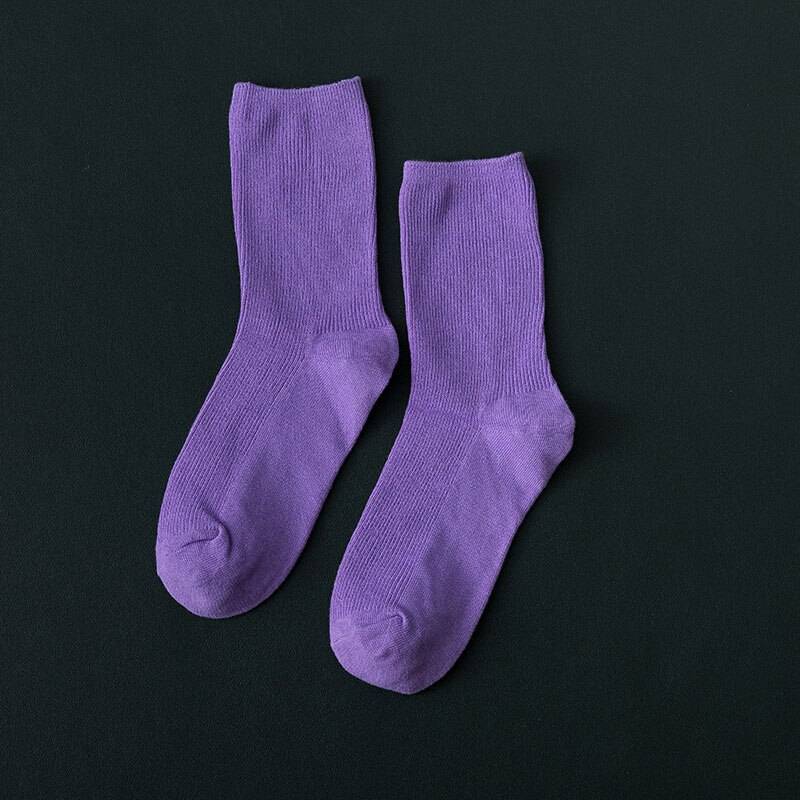 Harajuku Fluorescent Socks - Lilac / One Size - Women’s Clothing & Accessories - Shirts & Tops - 27 - 2024