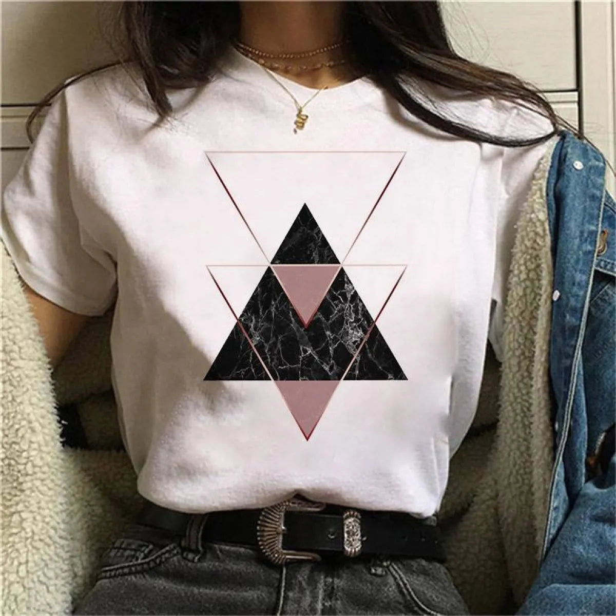 Harajuku Geometry T-shirts - T-Shirts - 11