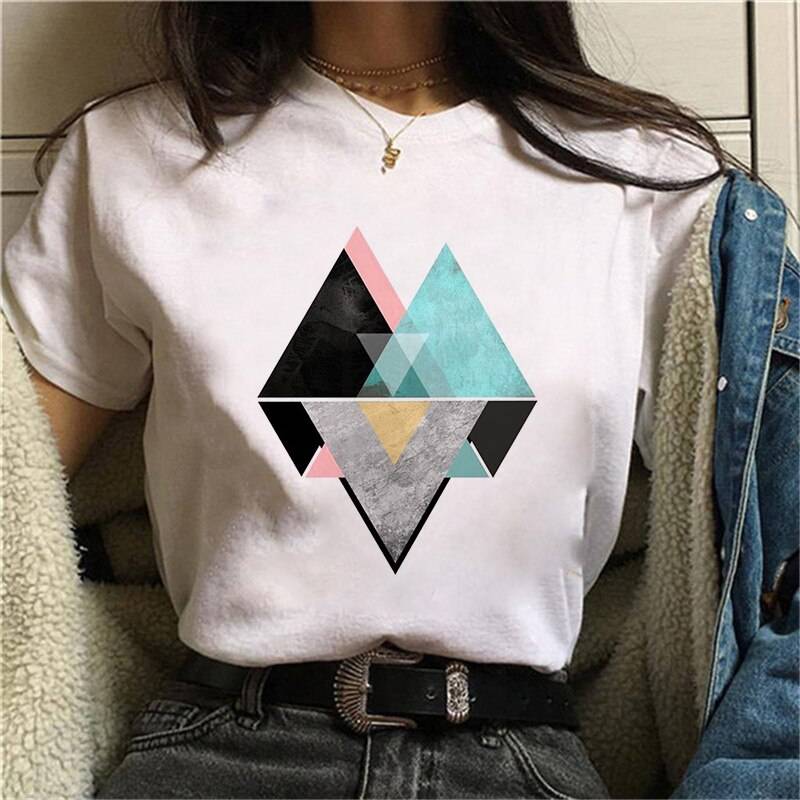 Harajuku Geometry T-shirts - T-Shirts - Shirts & Tops - 16 - 2024