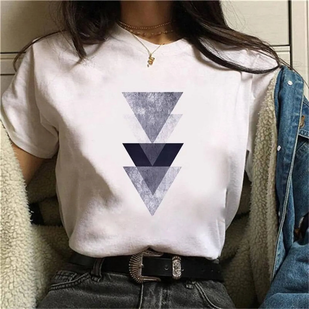 Harajuku Geometry T-shirts - T-Shirts - 19