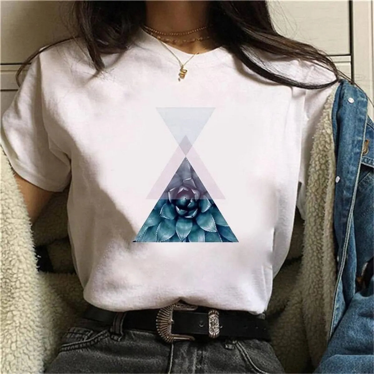 Harajuku Geometry T-shirts - T-Shirts - 21