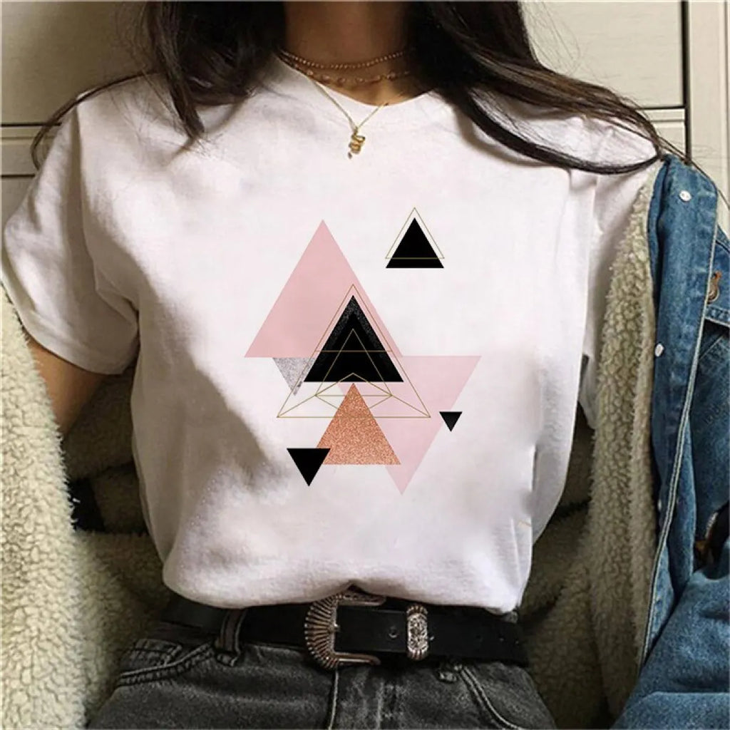 Harajuku Geometry T-shirts - T-Shirts - 30