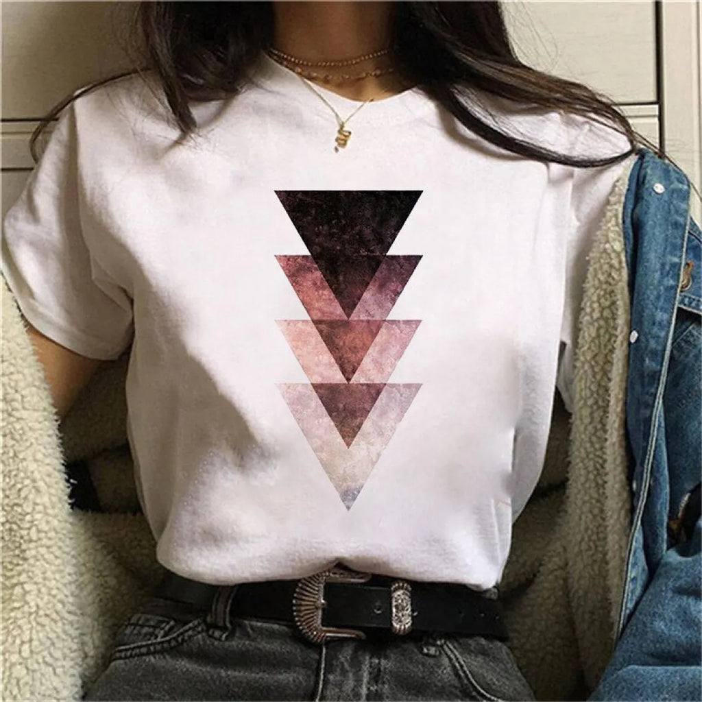 Harajuku Geometry T-shirts - T-Shirts - 35