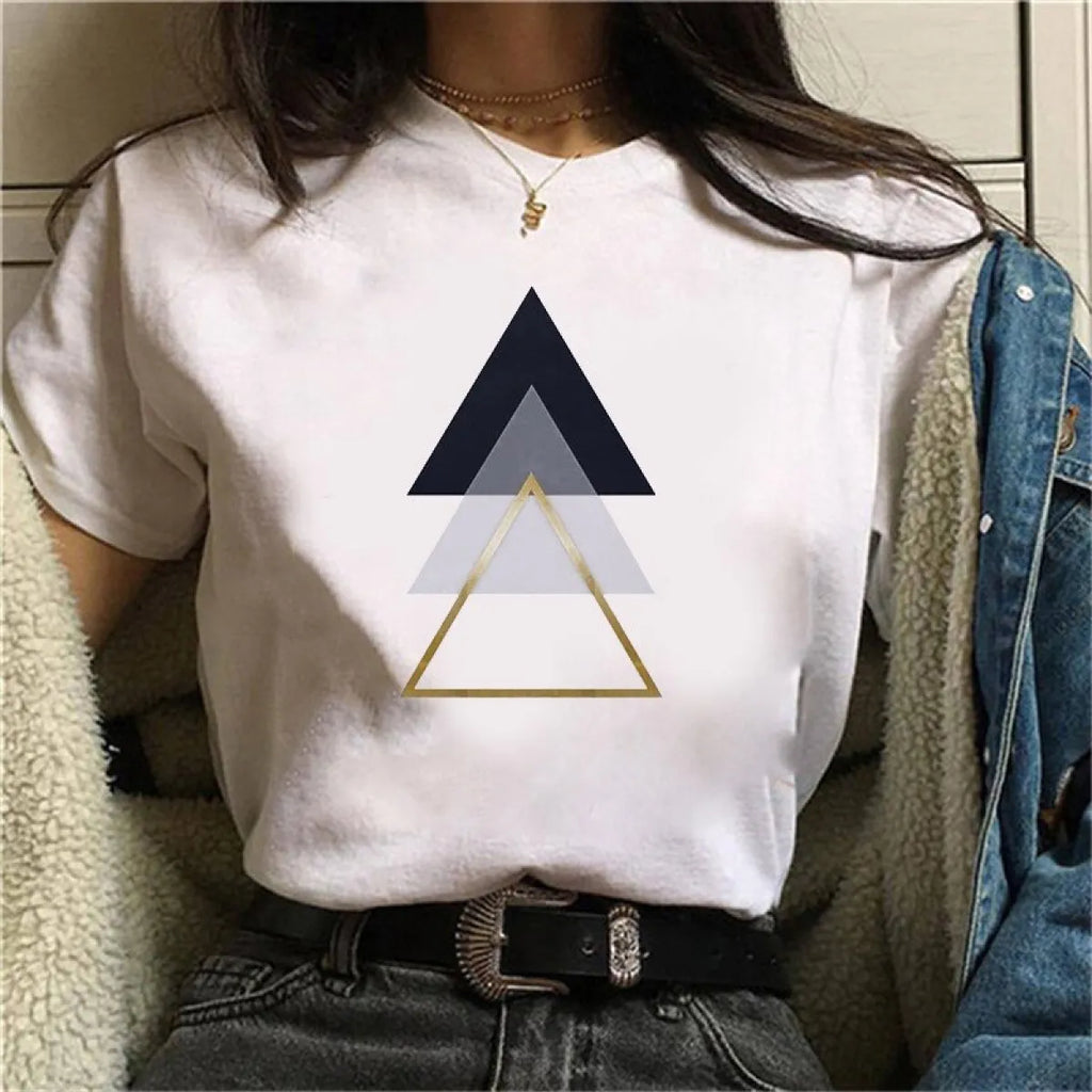 Harajuku Geometry T-shirts - T-Shirts - 38