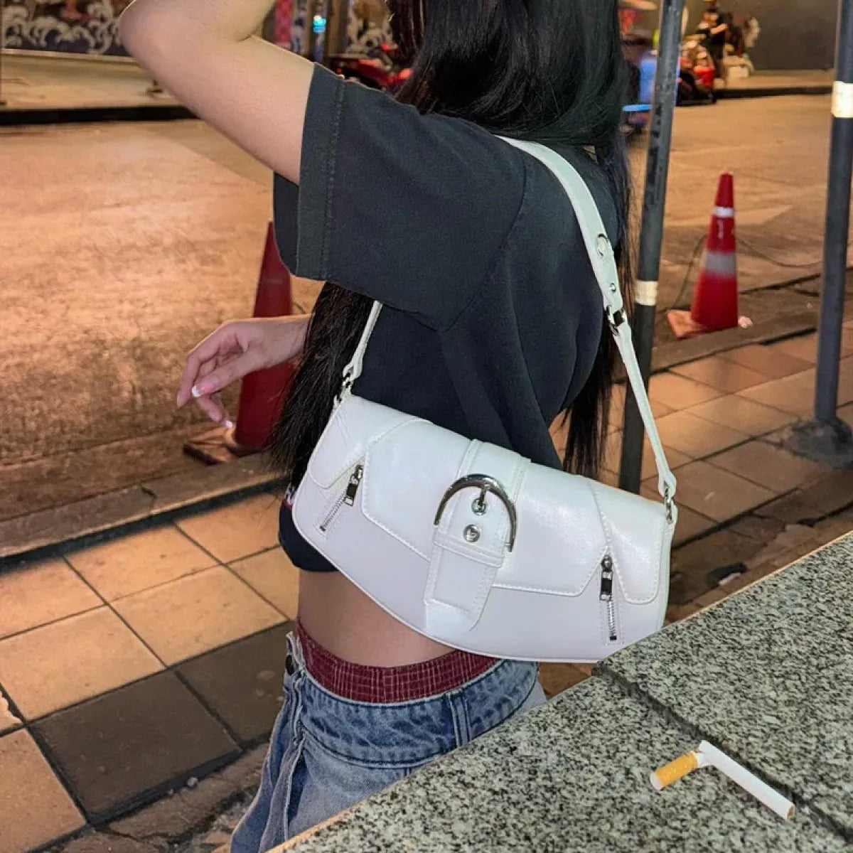 Harajuku Gothic Off-Shoulder T-Shirt - T-Shirts - Women T-shirts - 11