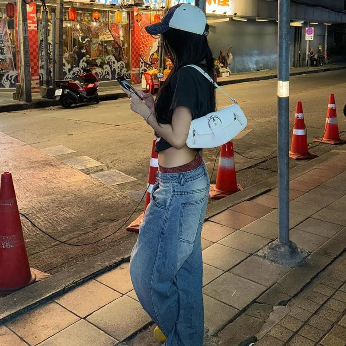 Harajuku Gothic Off-Shoulder T-Shirt - T-Shirts - Women T-shirts - 13