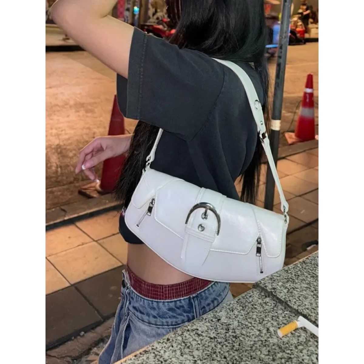 Harajuku Gothic Off-Shoulder T-Shirt - T-Shirts - Women T-shirts - 5